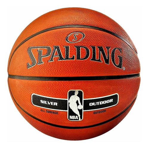 Pelota Básquet Spalding Nba Silver Pro Línea Oficial No.7