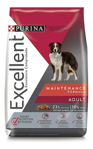 Alimento Excellent Maintenance Formula para perro adulto todos los tamaños sabor mix en bolsa de 22.7kg