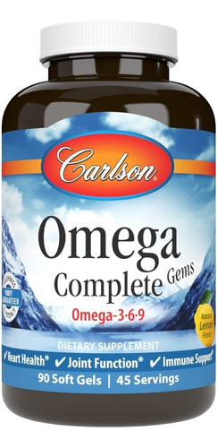 Completo Omega 3-6 Y 9 Carlson - Unidad a $3216
