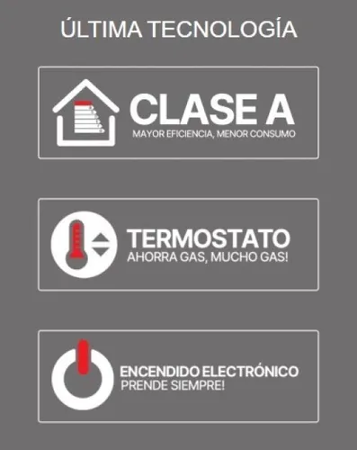 Calefactor eskabe tb titanio 2000 kcal termostato new arrivals