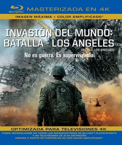 Invasión Del Mundo - Batalla Los Ángeles / Bluray Nuevo