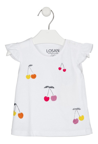 Blusa Para Niña Con Estampado Mod.2181201al Marca Losan®