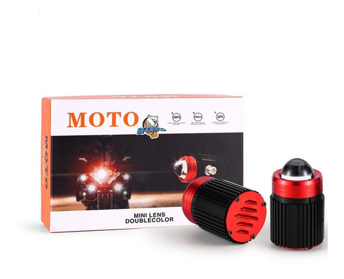 Luces Exploradoras Ambar Y Blanca Para Moto  Camioneta 