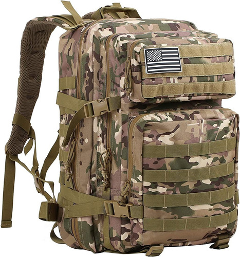 Mochila Tactica Militar 45-50 Litros Molle Impermeable 