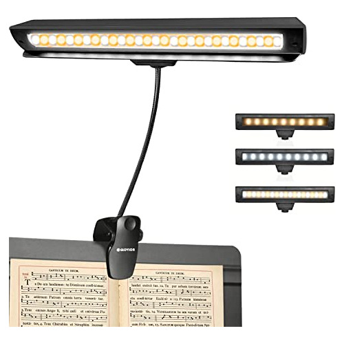 Luz De Atril Recargable, Luz De Lectura Clip De 19 Led ...