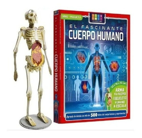 El Fascinante Cuerpo Humano Libro + Maqueta Esqueleto