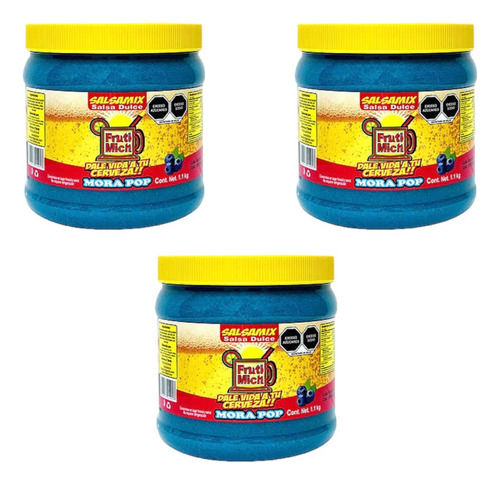 Salsa Mix Escarchar Michelada Azulitos Mora Azul 3.3kg