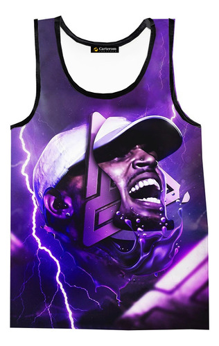 Ax Camisetas Sin Mangas Con Estampado 3d De Chris Brown No