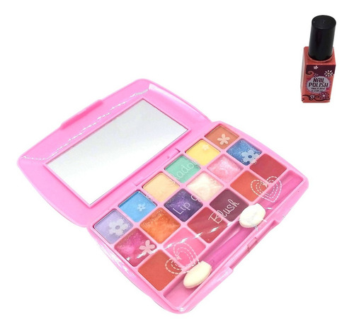 Mi Juego De Maquillaje Set De Belleza Estuche Mediano Nenas