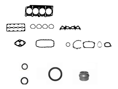 Juego De Empacaduras Completo  Fiat Fire 1.3 16 Válvulas.