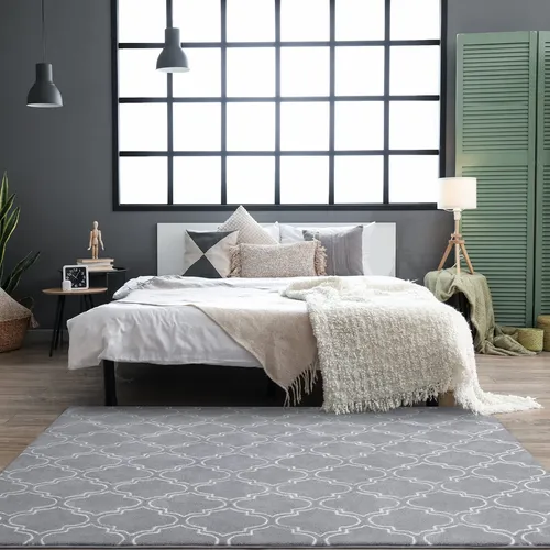 Area Rug Chicrug Shag Geometric Modern, 160 X 200 Cm, Espuma