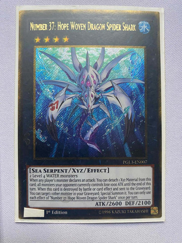 Number 37 Hope Woven Dragon Spider Shark Secre Yugioh