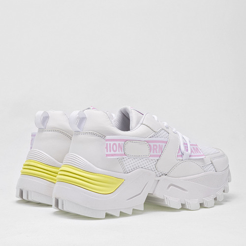 Tenis Mujer Joshua 1130 Blanco Rosa 125-271
