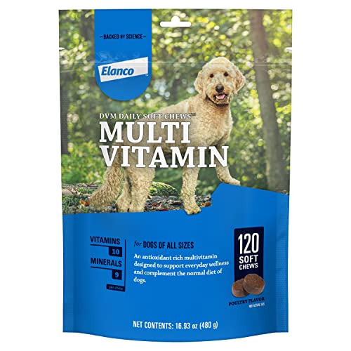 Daily Multi Vitamina Blanda Cerdos Para Perros, 120 Imgib