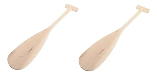 Ganazono 2pcs Children's Paddle Wood Tray Wood Pallets