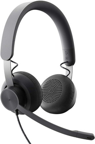 Imagen 2 de 7 de Headset Logitech Zone Wired Auricular Mic Usb Skype Zoom