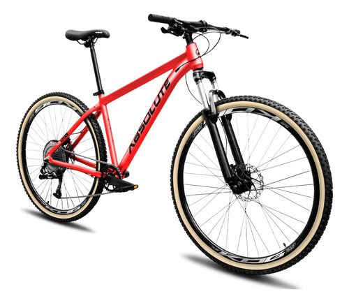 Bike Aro 29 Absolute Nero 5 12v Shimano Deore F. Hidráulico Cor Vermelho