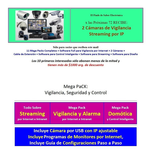 Pack Streaming Vigilancia Comntrol Y Seguridad