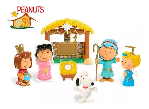 Snoopy Figuras Navidad Nacimiento Peanuts Original