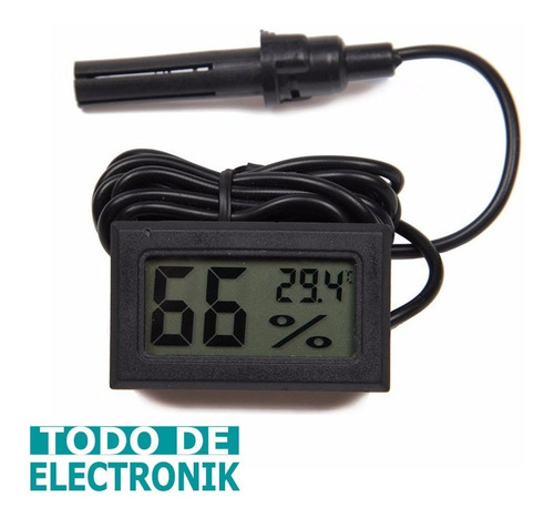 Higrómetro Termómetro Digital + Sonda Humedad Y Temperatura