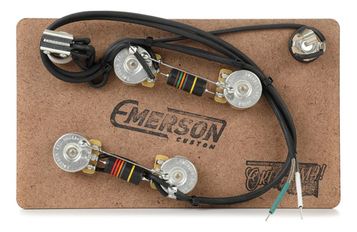 Circuito Prearmado Emerson Custom 335 Gibson Es-335 Kit 500k