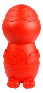 Brinquedo Mordedor Tartaruga Pet Antistress Cachorro Médio Vermelho