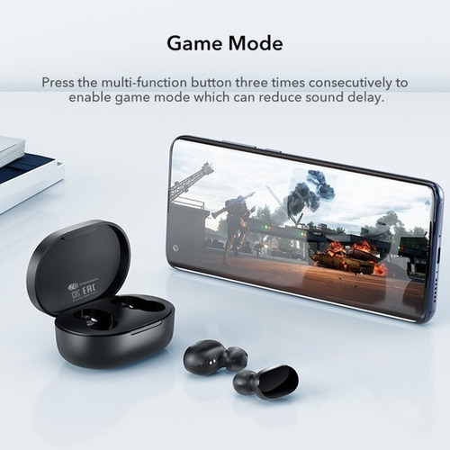 Imagen 7 de 8 de Auriculares Inalambricos Xiaomi Earbuds Basic 2s Gaming