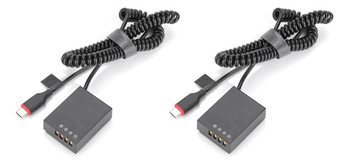 2 Adaptadores De Corriente Alterna Usb C Np-w126s Con Baterí