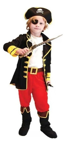 Rt Desfraces Piratas Niños Traje Halloween Cosplay Navidad