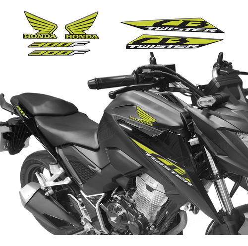 Adesivos Relevo 3d Faixa Grafismo M09 Moto Cb 300 F Twister