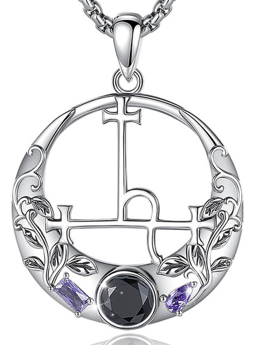 Aeonslove Collar Lilith Para Mujer De Plata De Ley Con Colga