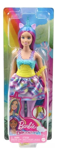 Muñeca Barbie Dreamtopia Unicornio Hgr20 - Mattel