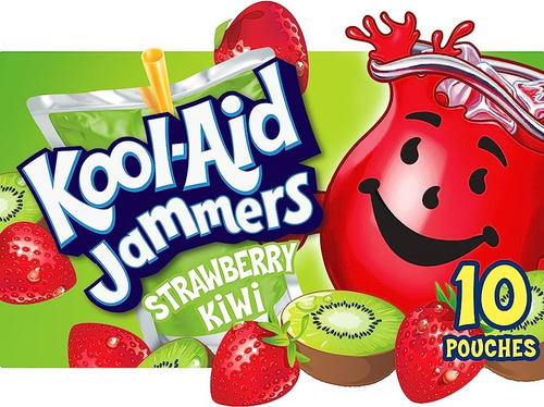 Kool-aid Jammers Fresa/kiwi 10 Piezas (punches)