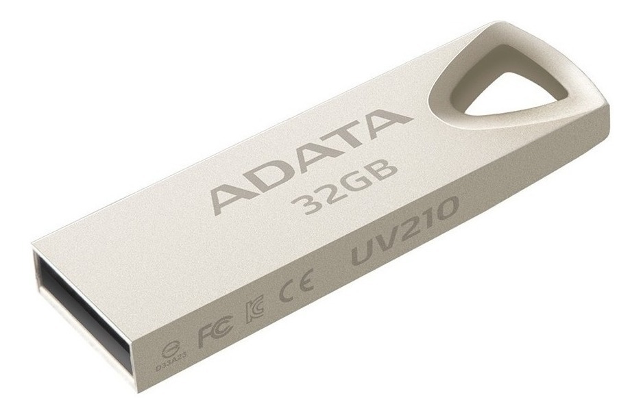 Memoria USB Adata UV210 32GB 2.0 plateado