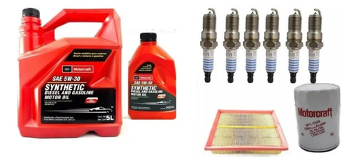 Kit Afinacion 5w30 Motorcraft Ford Fusion V6 2012