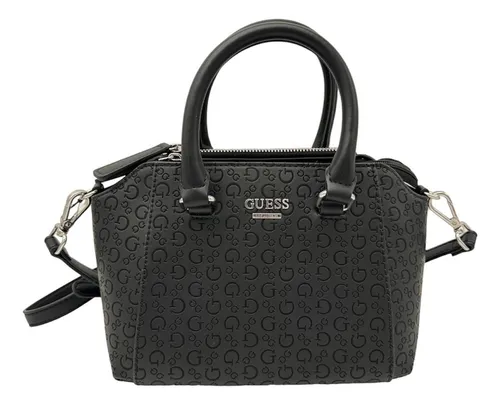 Bolsa satchel guess negra sale
