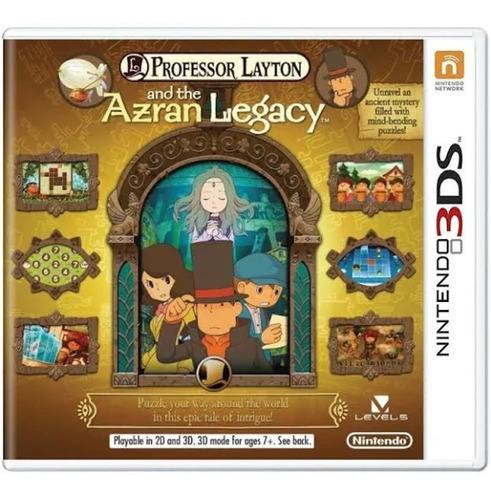 El profesor Layton y el juego Azran Legacy para Nintendo 3ds
