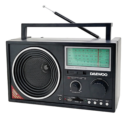 Radio Vintage Am/fm/sw - Tres Bandas - Di-p18 Daewoo