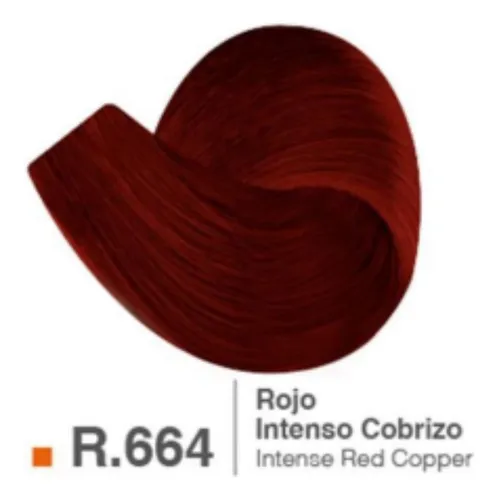 comprar Tinte Colortech Con Peroxido De 20 Vol 135 Ml R.664 Rojo Intenso Cobrizo