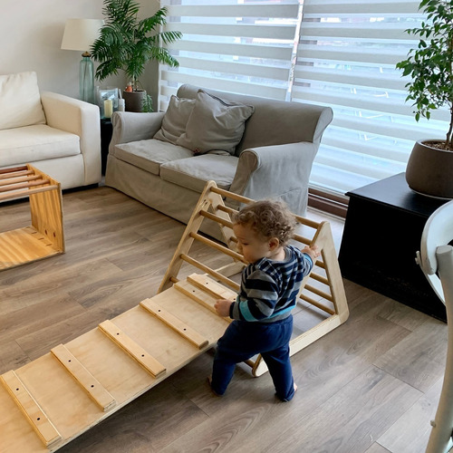 Imagen 6 de 6 de Triángulo Pikler Montessori Para Niños Desde 12 Meses