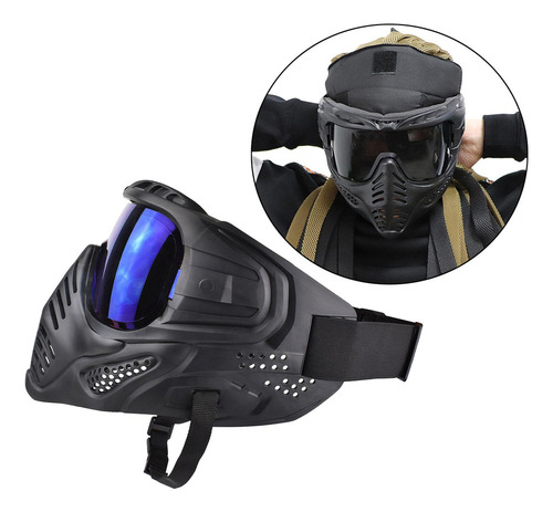 Máscara Táctica De Cara Completa, Máscaras De Airsoft Con