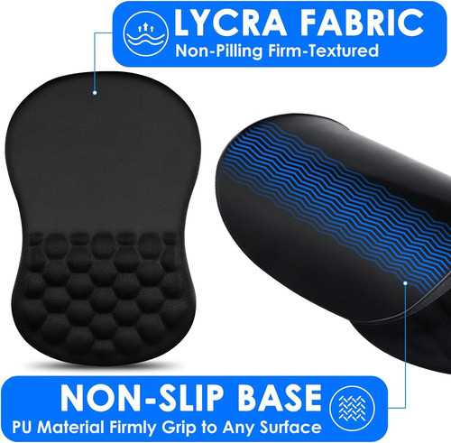 Mouse Pad, Mouse Pad Ergonômico Com Design De Massagem,