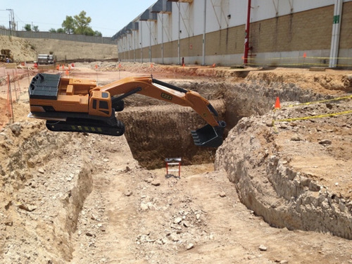 Excavadora De Construcción Escala 1:55
