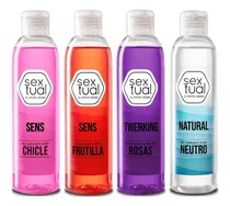 Comprar Pack X 4 Gel Lubricante Anal Sabor Neutro Sextual 200 Ml 