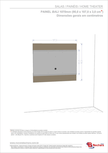 Painel Bali Para Tv De 42 Polegadas - Off White