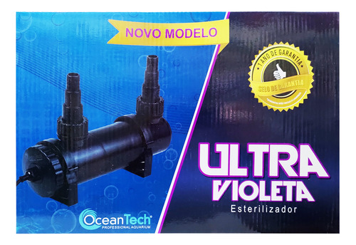 Ocean Tech Filtro Uv Esterilizador - 9w Aquários Lagos 110v