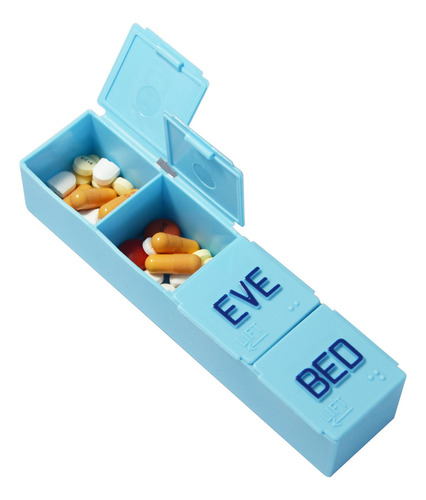 Medglider 7 Day X 4 Large Capacity Pill Box With Med Timer