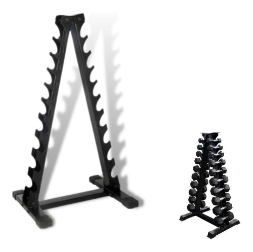 Rack Para Mancuernas 10 Pares De Fierro (envio Gratis)