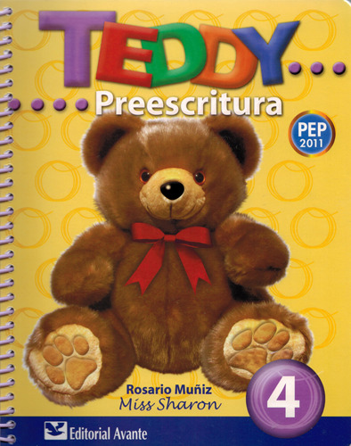 Libro Teddy Preescritura 4. Preescolar / 9 Ed. Lku