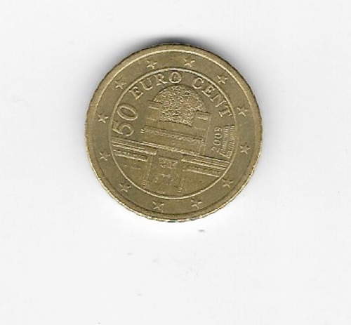 Ltc418. Coleccionable 50 Centavos Euro De Austria Del 2009.